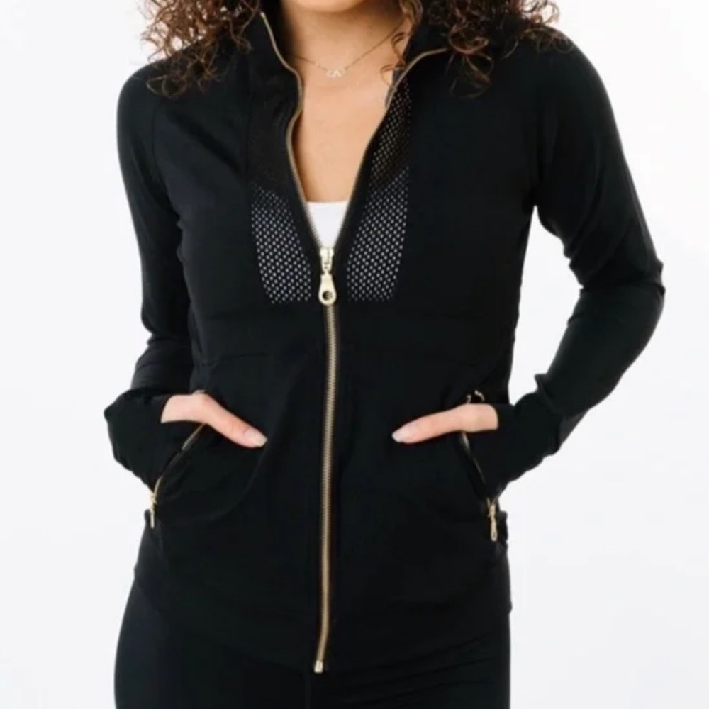 Zyia Active Awareness All Around Jacket Black Xs I2